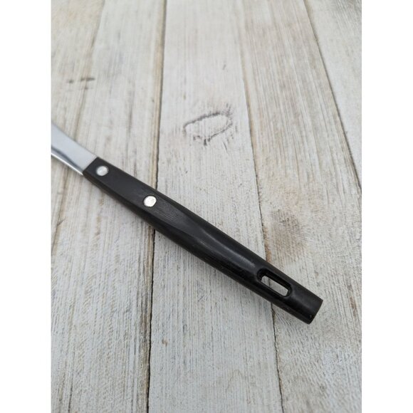 Vintage Household #1 Stainless Spatula Cake Icing Black Handle 13" - Picture 3 of 7